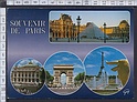 N1144 SOUVENIR DE PARIS MONUMENTS Viaggiata SB